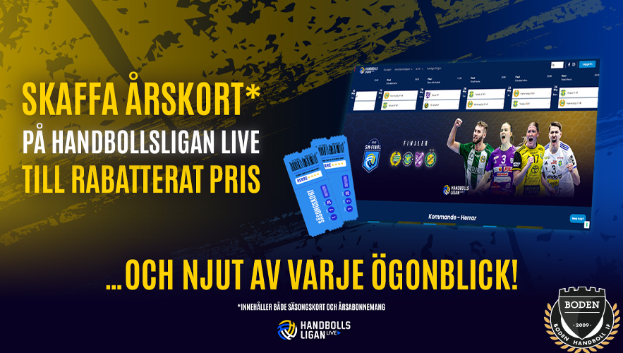 Handbollsligan live 179 kr i månaden